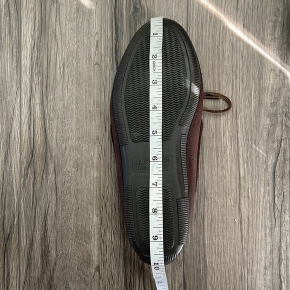 MINNETONKA Moosehide Classic Moccasin Loafer Women Size 6.5 - 7 Brown Leather - Picture 5 of 7